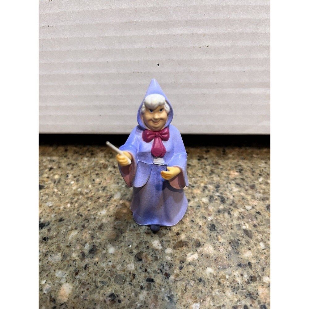 Disney Cinderella Fairy Godmother 3 1/2 inch Figure Cake Topper
